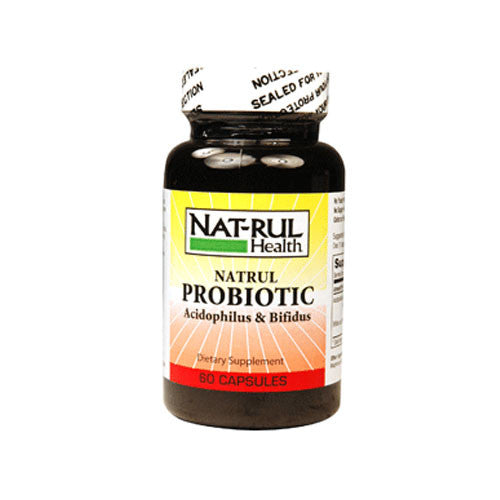 Natrul Health Probiotic Acidophilus And Bifidus Capsules - 60 Ea